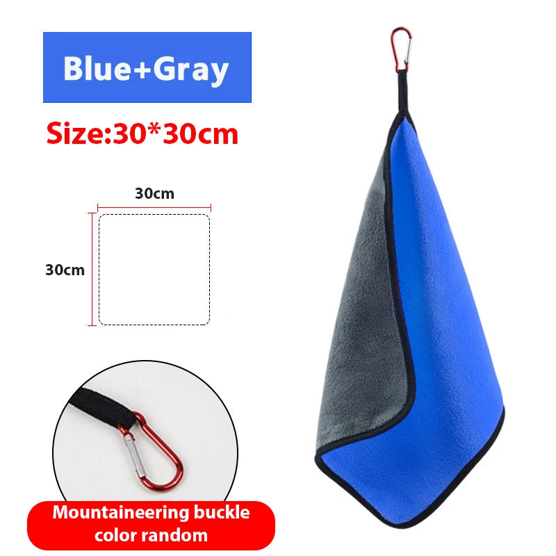 Oneside Cotton Fishing Towel 30x30cm — Safety Buckle Hook
