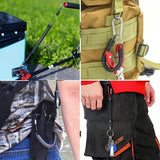 Oneside Retractable Fishing Lanyard — Anti-Lost Clip