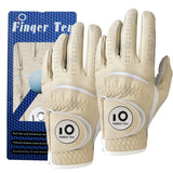 Oneside Men's PU Leather Golf Gloves — All-Weather (2 Pack)