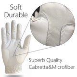 Oneside Men's PU Leather Golf Gloves — All-Weather (2 Pack)
