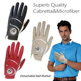 Oneside Men's PU Leather Golf Gloves — All-Weather (2 Pack)