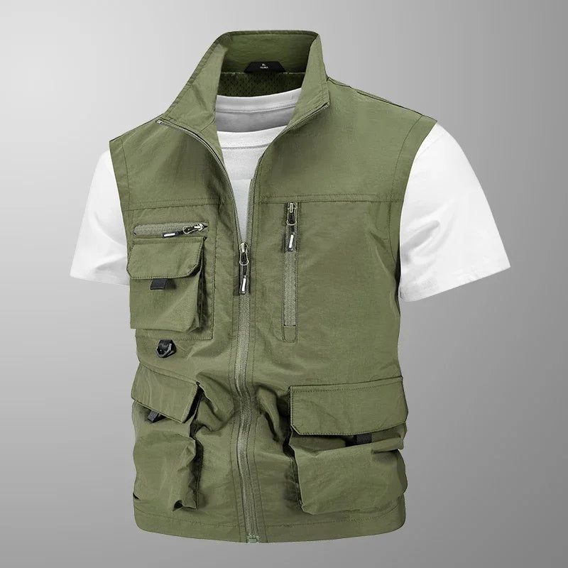 Oneside Lightweight Mesh Fishing Vest — Multi-Pocket Utility
