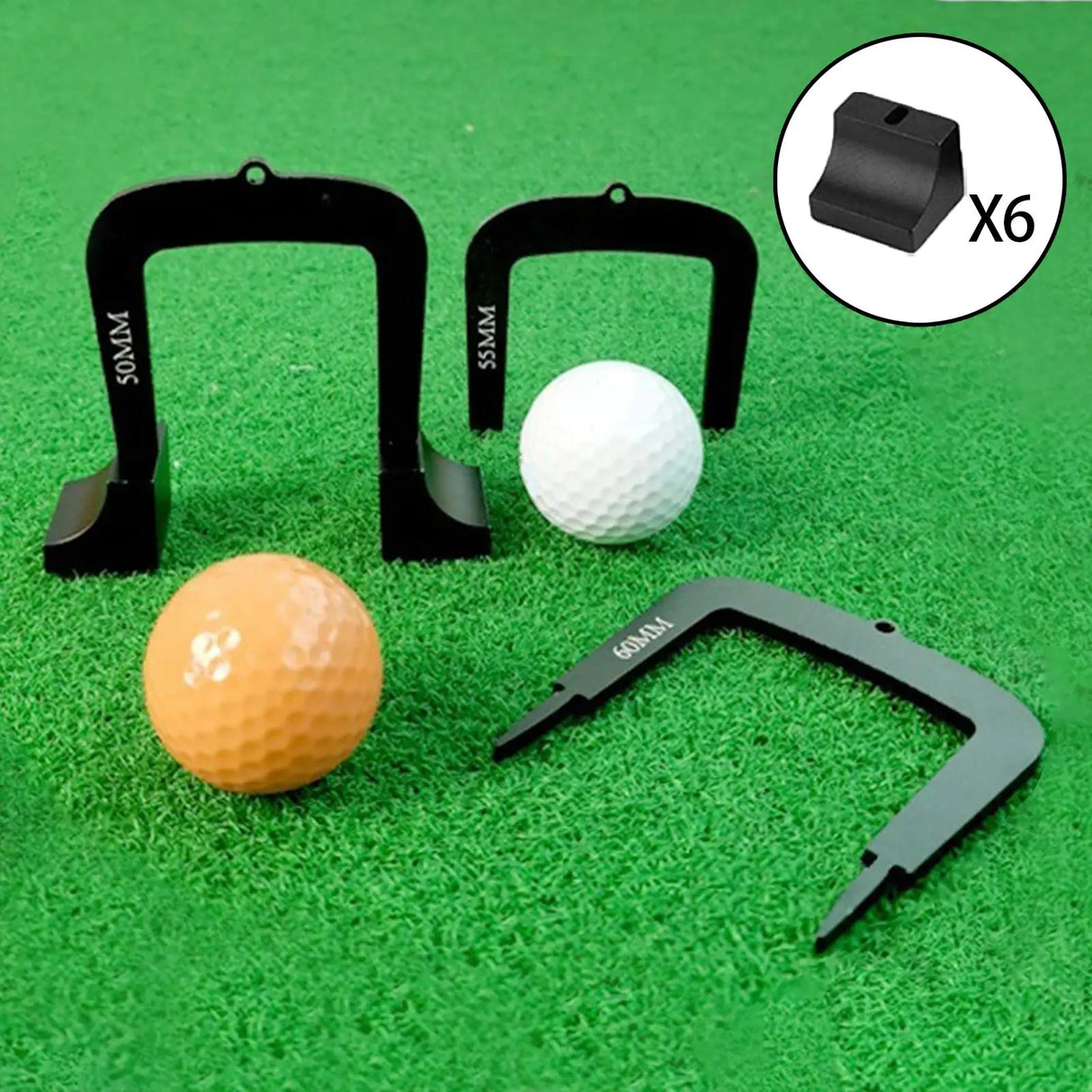 Oneside Golf Putting Gates — Putter Practice Training Aid