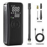 Rechargeable Air Pump & Tire Inflator – Digital Cordless Portable Compressor for Cars, Motorcycles, Bicycles & Balls
