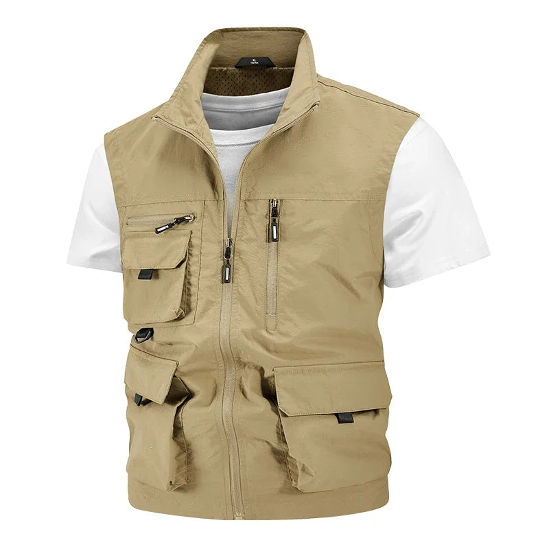 Oneside Lightweight Mesh Fishing Vest — Multi-Pocket Utility