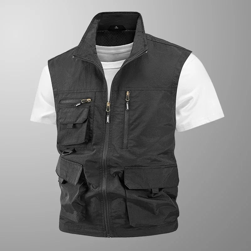 Oneside Lightweight Mesh Fishing Vest — Multi-Pocket Utility