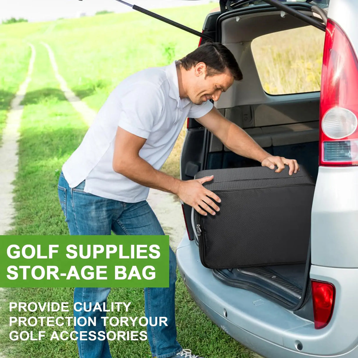 Oneside 2-Layer Golf Trunk Organiser — Waterproof Boot Bag